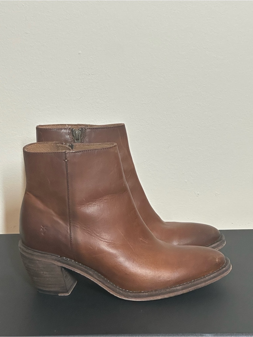 Frye Rosalia Brown Ankle Boots Sz 9